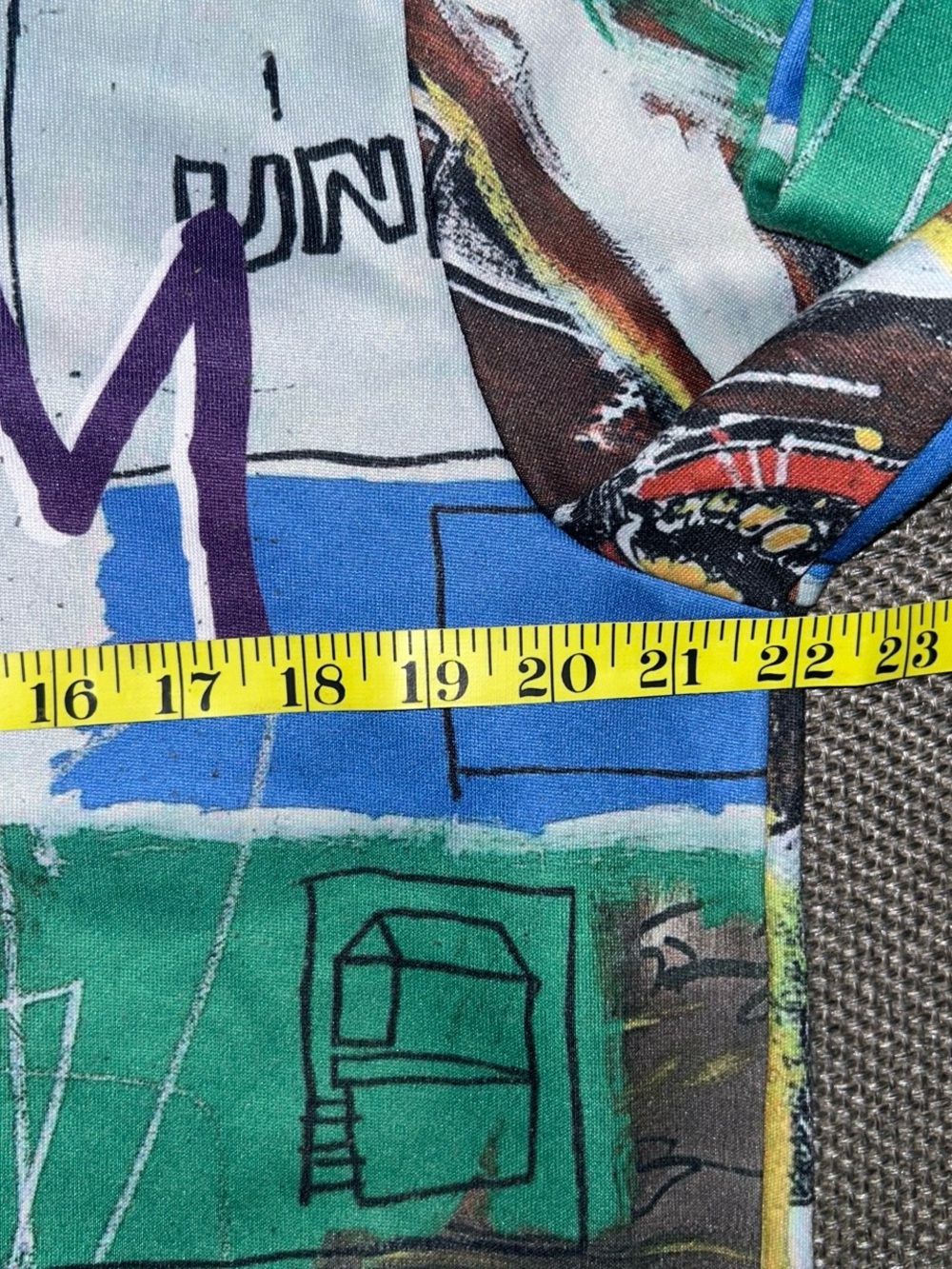 Rare Jean-Michael Basquiat All Over Print Artwork hoodie - Picture 4 of 6